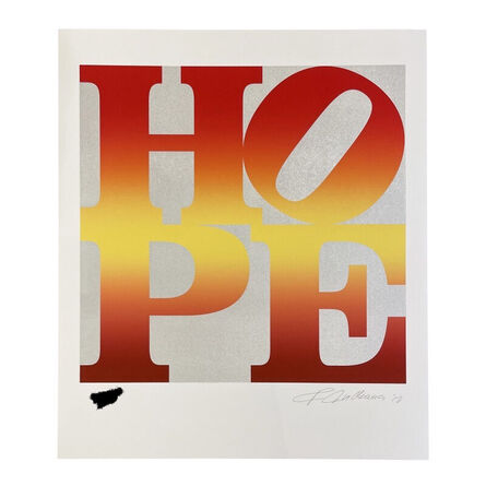 Robert Indiana, ‘Four Seasons of Hope (Gold/Red)’, 2012