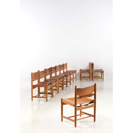 Börge Mogensen, ‘Model 3237,  Set of ten chairs’, 1960s