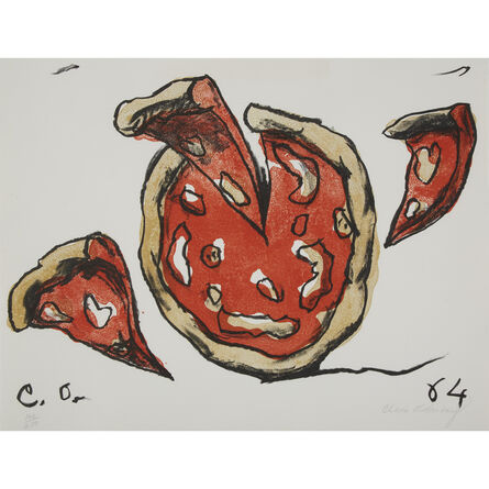 Claes Oldenburg, ‘Flying Pizza from New York Ten’, 1964