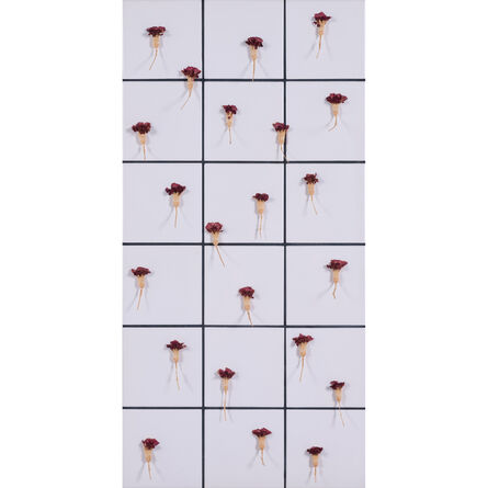 Jean-Pierre Raynaud, ‘Tiles + dried flowers’, 1997