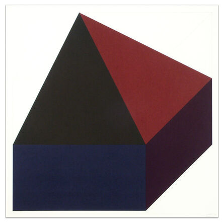 Sol LeWitt, ‘Forms Derived from a Cube (Colors Superimposed), Plate #10’, 1991