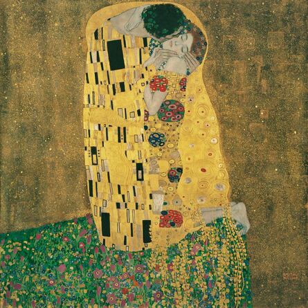 Gustav Klimt, ‘Kiss’, 1907