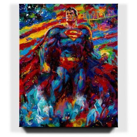 Blend Cota, ‘Superman - Last Son of Krypton - oil on canvas painting by Blend Cota’, 2017