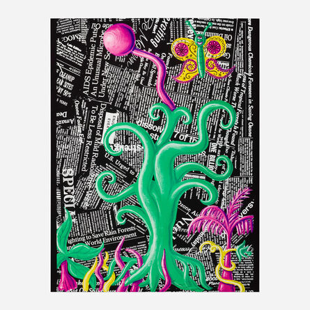Kenny Scharf, ‘Untitled (from the Columbus: In Search of a New Tomorrow portfolio)’, 1992