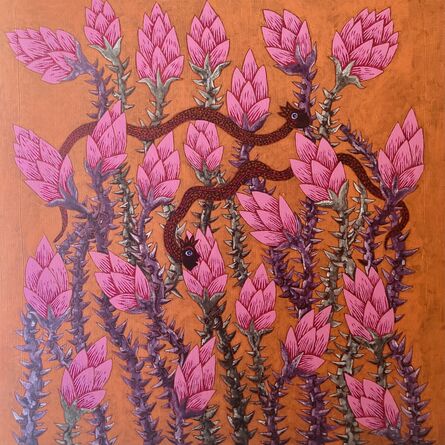 Pierre Pascal Merisier dit Pasko, ‘Cactus Flowers & Serpents’, 2021