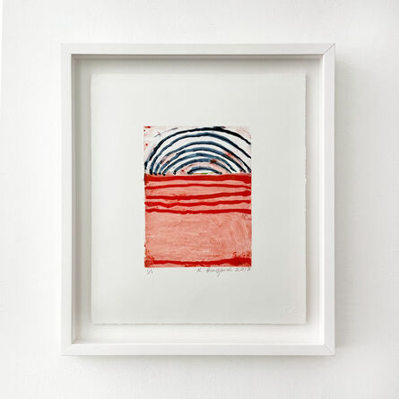 Katherine Bradford, ‘Landscape red lines’, 2013