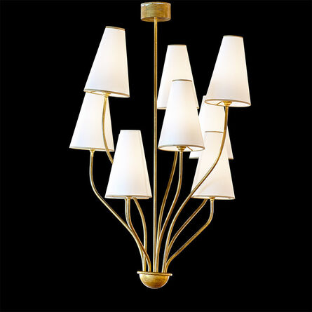 Style of Jean Royère, ‘Nine-arm chandelier, France’, 1950s