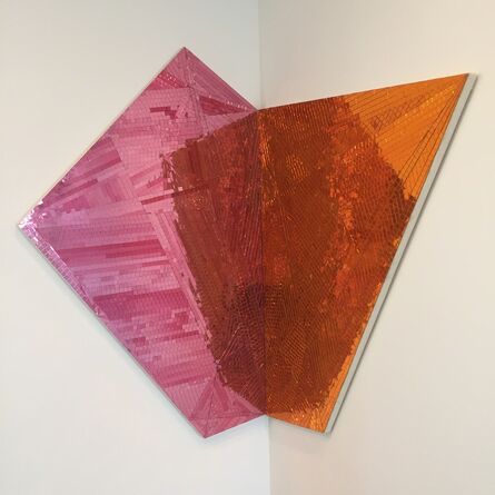 Jim Hodges, ‘Toward Great Becoming (orange/pink)’, 2014