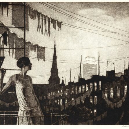 Martin Lewis, ‘Glow of the City’, 1929