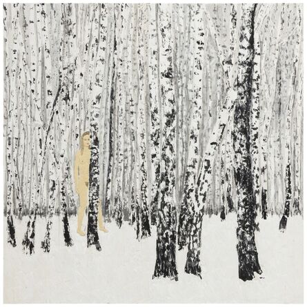 Stephan Balkenhol, ‘Birch-Wood’, 2018