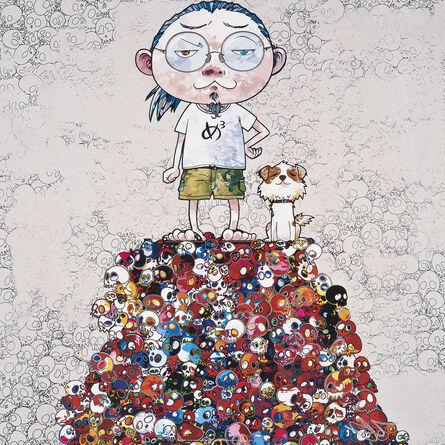 Takashi Murakami, ‘Pom & Me: On the Red Mound of the Dead’, 2013