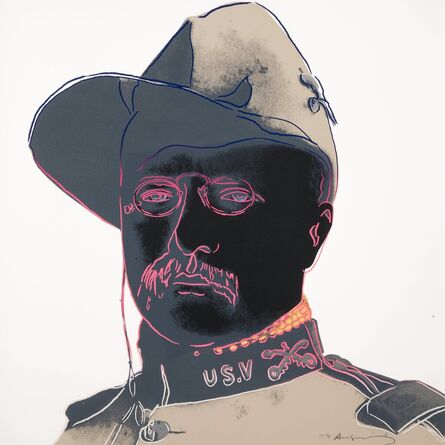 Andy Warhol, ‘Teddy Roosevelt, from Cowboys and Indians’, 1986