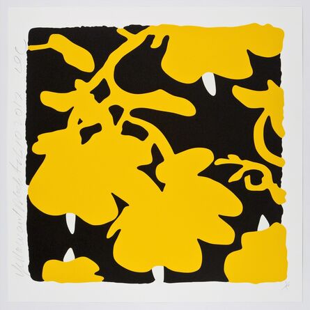 Donald Sultan, ‘Yellow and Black,  Feb 10, 2017’, 2017