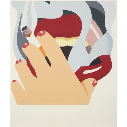 Tom Wesselmann, ‘Smoker from An American Portrait’, 1976