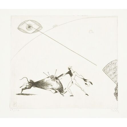 Gabor Peterdi, ‘Black Bull The Complete Portfolio Of Seven Prints’, 1939
