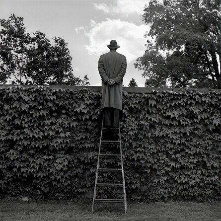 Rodney Smith, ‘A.J. Looking Over Ivy-Coverd Wall’, 1994