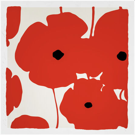 Donald Sultan, ‘Red Poppies’, 2018