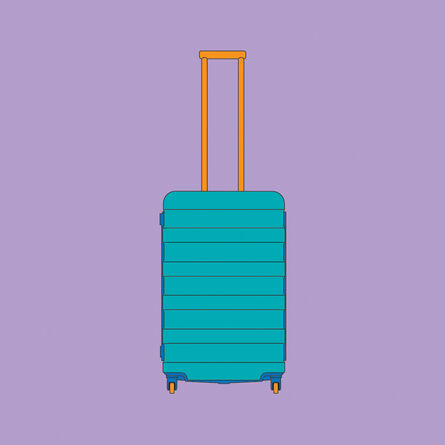 Michael Craig-Martin, ‘Objects of Our Time: 4 Wheel Suitcase’, 2014