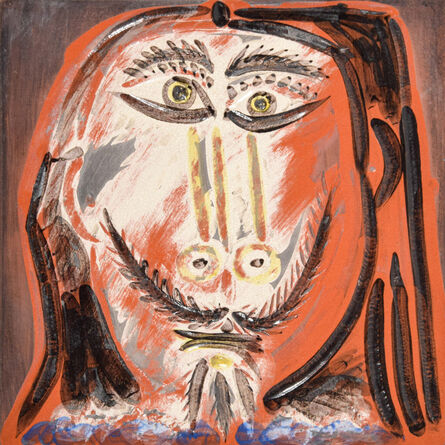 Pablo Picasso, ‘Tete d'homme’, 1968-1969