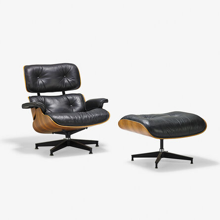 Charles Eames, ‘Lounge chair and ottoman (no. 670 and 671), Zeeland, MI’