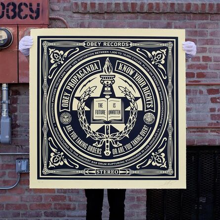 Shepard Fairey, ‘50 Shades of Black – Know Your Rights’, 2014
