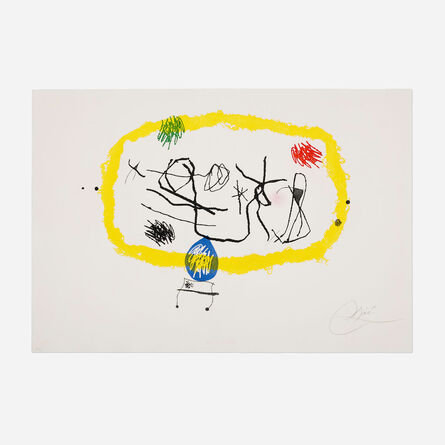 Joan Miró, ‘Personatges solars’, 1963