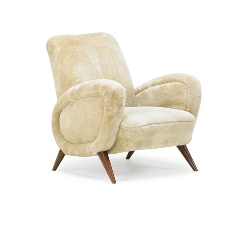Style of Jean Royère, ‘Lounge chair’, 1940s-50s