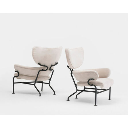 Franco Albini, ‘Tre Pezzi pair of lounge chairs ’, 1957