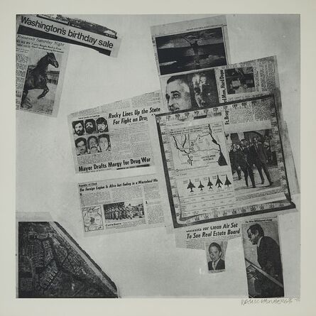 Robert Rauschenberg, ‘Features From Currents (From Currents, #57)’, 1970