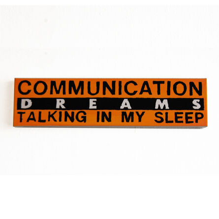 B. Thom Stevenson, ‘Communication Dreams Talking in My Sleep’, 2020