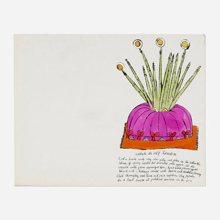 Andy Warhol, ‘Salade de alf Landon, Wild Raspberries’, 1959