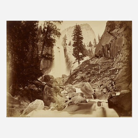 Carleton E. Watkins, ‘87. The Vernal Falls, 343 feet, Yosemite, Cal.’