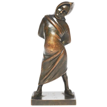 Antoine-Louis Barye, ‘Antoine-Louis Barye Petit Fou De Rome Bronze’, 1874
