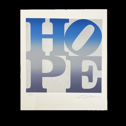 Robert Indiana, ‘Winter from Four Seasons of Hope (Silver)’, 2012