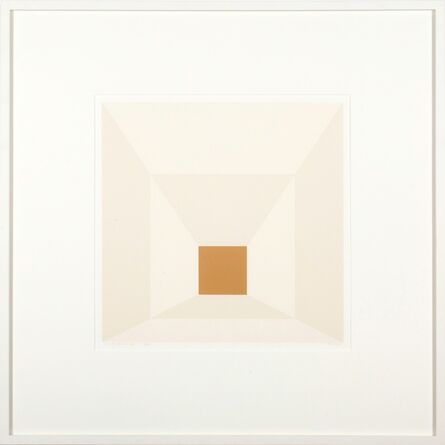 Josef Albers, ‘Mitered Square Mahogany’, 1976