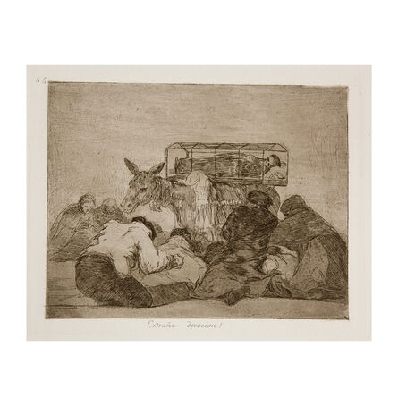 Francisco de Goya, ‘Extraña devocion!’, ca. 1863