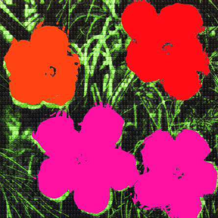 Alex Guofeng Cao, ‘Flower vs Warhol’, 2014