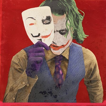 Savethemask, ‘Joker with a mask’, 2019