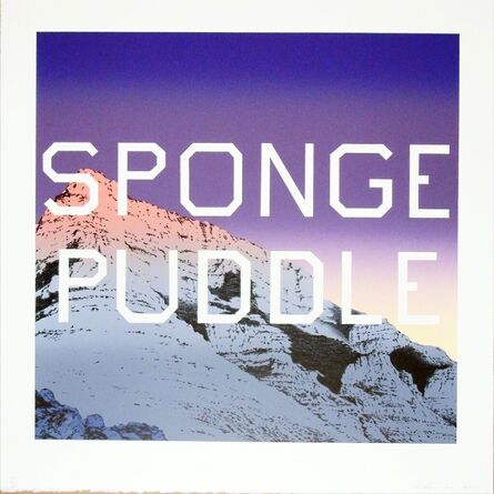 Ed Ruscha, ‘Sponge Puddle ’, 2015