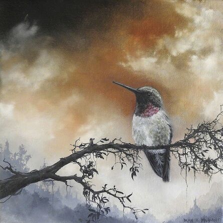 Brian Mashburn, ‘Ruby-throated Hummingbird’, 2017