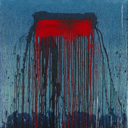 Pat Steir, ‘Blue’, 2007