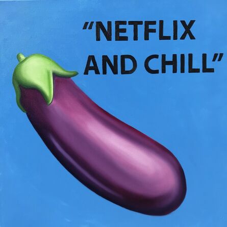 The Kaplan Twins, ‘"Netflix and Chill" (blue)’, 2019