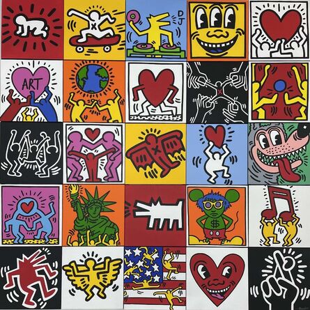 Boudro, ‘Mosaic Master of Pop: Haring Love’, 2023