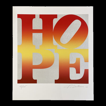 Robert Indiana, ‘Autumn from Four Seasons of Hope (Silver)’, 2012