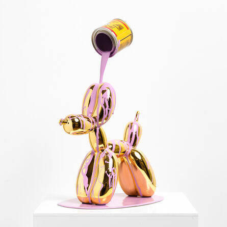 Joe Suzuki, ‘Happy accident - Balloon dog - Gold and Lavender’, 2022