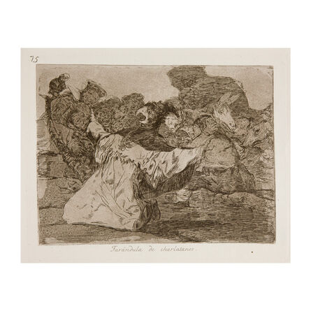Francisco de Goya, ‘Farándula de charlatanes, ’, ca. 1863