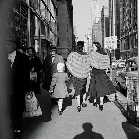 Vivian Maier, ‘VM1954W00154-11-MC - New York, NY, 1954, 2 Women Walking with Girl’, Printed 2017