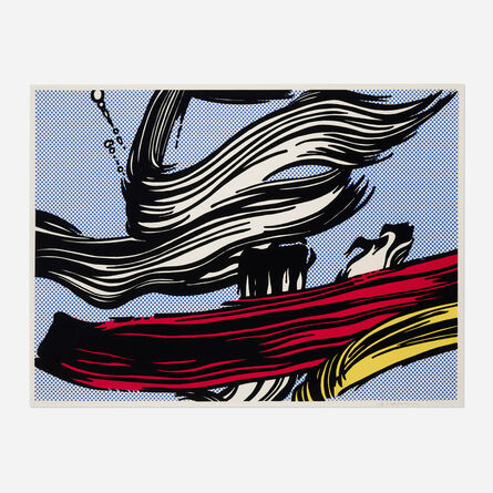 Roy Lichtenstein, ‘Brushstrokes Poster’, 1967