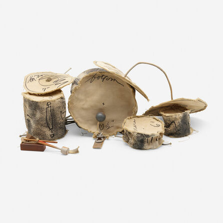 Claes Oldenburg, ‘Miniature Soft Drum Set’, 1972