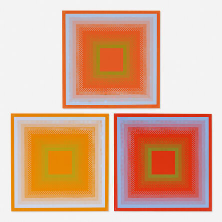 Richard Anuszkiewicz, ‘Three works from the Spectral Cadmiums portfolio’, 1968